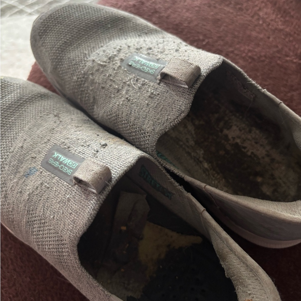 Extremely well worn sketchers